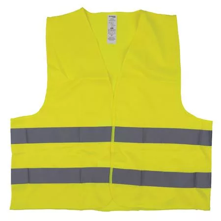 Mellény, jól láthatósági, L méret, DONAU Safety, sárga (D3221431109)