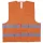 Mellény, jól láthatósági, L méret, DONAU Safety, narancssárga (D3221451109)