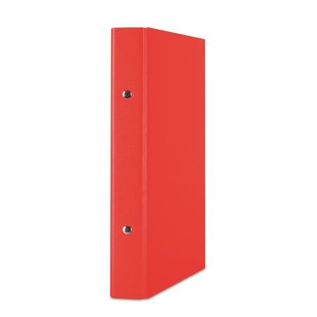 Gyűrűs könyv, 2 gyűrű, 30 mm, A5, PP/karton, DONAU, piros (D3718P)