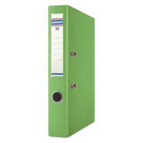   Iratrendező, 50 mm, A4, PP/karton, DONAU Szivárvány, világoszöld (D3950VZ)