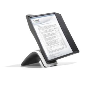   Bemutatótábla tartó, asztali, 10 db bemutatótáblával, DURABLE SHERPA&reg;, fekete (D585501)