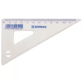   Háromszög vonalzó, műanyag, 60°, 12 cm, DONAU (D7031)