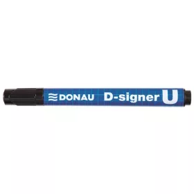   Alkoholos marker, 2-4 mm, kúpos, DONAU D-signer U, fekete (D7371FK)