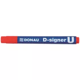   Alkoholos marker, 2-4 mm, kúpos, DONAU D-signer U, piros (D7371P)