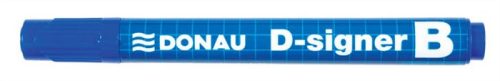 Táblamarker, 2-4 mm, kúpos, DONAU D-signer B, kék (D7372K)