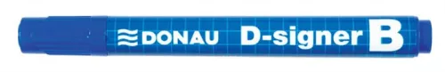 Táblamarker, 2-4 mm, kúpos, DONAU D-signer B, kék (D7372K)