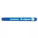 Táblamarker, 2-4 mm, kúpos, DONAU D-signer B, kék (D7372K)
