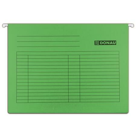 Függőmappa, karton, A4, DONAU, zöld (D7410Z25)