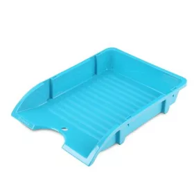   Irattálca, műanyag, törhetetlen, DONAU Solid, türkiz (D745T)