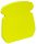 Öntapadó jegyzettömb, telefon alakú, 50 lap, DONAU, sárga (D7561001)