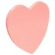 Öntapadó jegyzettömb, szív alakú, 50 lap, DONAU, rózsaszín (D7562001)