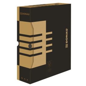 Archiválódoboz, A4, 80 mm, karton, DONAU, natúr (D7660B)