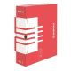 Archiválódoboz, A4, 100 mm, karton, DONAU, piros (D7661P)
