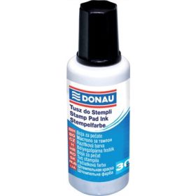 Bélyegzőfesték, 30 ml, DONAU, fekete (D7808FK)