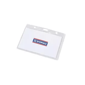   Azonosítókártya tartó, 105x65 mm, hajlékony, fekvő, DONAU (D8343001)