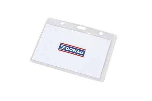 Azonosítókártya tartó, 105x65 mm, hajlékony, fekvő, DONAU (D8343001)