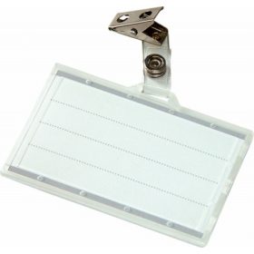 Névkitűző, csíptetővel, 88x54 mm, DONAU (D8346)