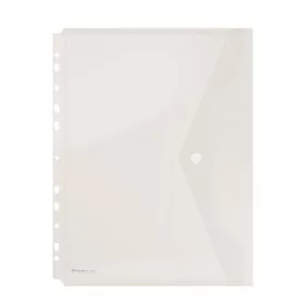   Irattartó tasak, A4, PP, patentos, lefűzhető, DONAU, áttetsző (D8540A)