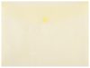 Irattartó tasak, A4, PP, patentos, DONAU, sárga (D8544S)