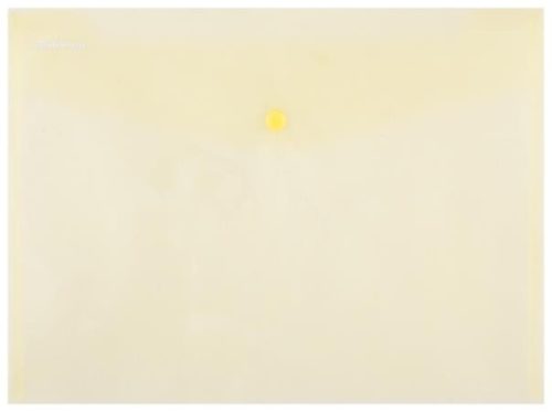 Irattartó tasak, A4, PP, patentos, DONAU, sárga (D8544S)