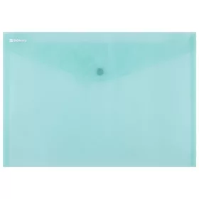 Irattartó tasak, A4, PP, patentos, DONAU, zöld (D8544Z)