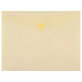 Irattartó tasak, A5, PP, patentos, DONAU, sárga (D8547S)