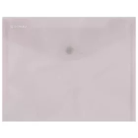 Irattartó tasak, A5, PP, patentos, DONAU, szürke (D8547SZ)