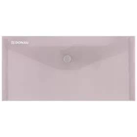 Irattartó tasak, DL, PP, patentos, DONAU, szürke (D8548SZ)