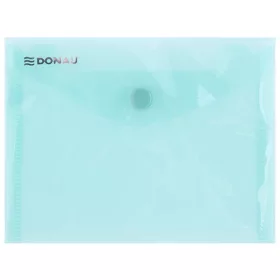 Irattartó tasak, A6, PP, patentos, DONAU, zöld (D8549Z)