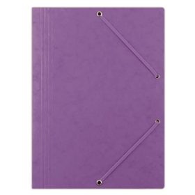 Gumis mappa, prespán, A4, DONAU Premium, lila (D86431L)