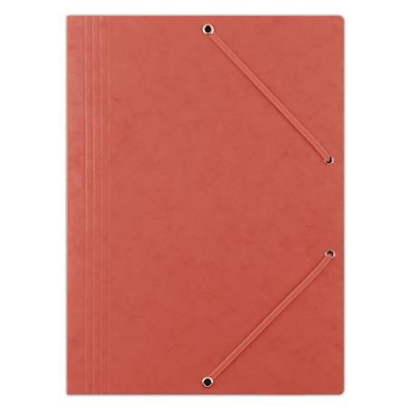 Gumis mappa, prespán, A4, DONAU Premium, piros (D86431P)