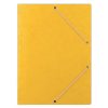Gumis mappa, prespán, A4, DONAU Premium, citromsárga (D86431S)