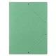 Gumis mappa, prespán, A4, DONAU Premium, zöld (D86431Z)