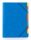 Előrendező, A4, 9 részes, karton, DONAU, kék (D8649)