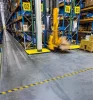 Jelölőszalag, 50 mm x 30 m, 0,5 mm, DURABLE, DURALINE® , sárga-fekete (DB1021130)