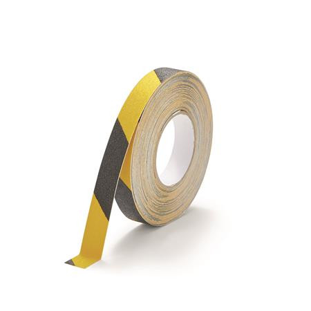 Csúszásgátló szalag, 2,5 cmx15 m, DURABLE DURALINE®, sárga-fekete (DB1081130)