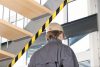 Élvédő profil, DURABLE E8, sárga-fekete (DB1127130)