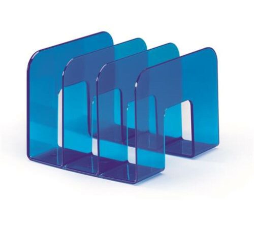 Könyvtámasz-és katalógustartó, műanyag, DURABLE Trend, áttetsző kék (DB1701395540)