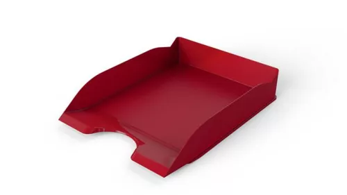 Irattálca, műanyag, DURABLE, Basic, piros (DB1701674080)