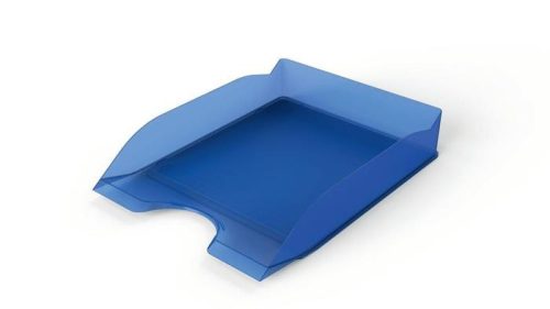 Irattálca, műanyag, DURABLE, Basic, áttetsző kék (DB1701674540)