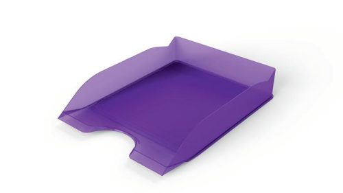 Irattálca, műanyag, DURABLE, Basic, áttetsző lila (DB1701674992)