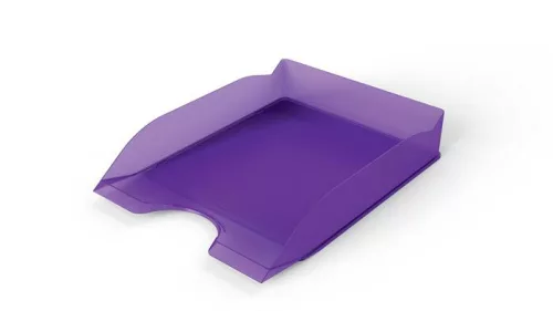 Irattálca, műanyag, DURABLE, Basic, áttetsző lila (DB1701674992)