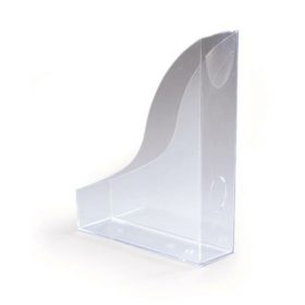   Iratpapucs, műanyag, 73 mm, DURABLE, Basic, áttetsző (DB1701711400)