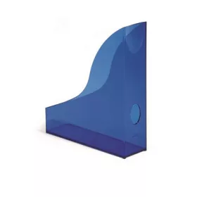   Iratpapucs, műanyag, 73 mm, DURABLE, Basic, áttetsző kék (DB1701712540)
