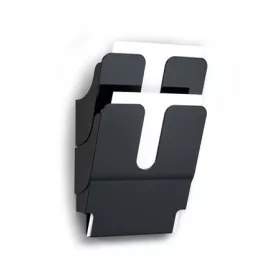   Prospektustartó, fali, álló, A4, DURABLE FLEXIPLUS 2, fekete (DB1709008060)