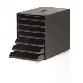   Irattároló, műanyag, 7 fiókos, DURABLE Idealbox Plus, antracit (DB1712001058)