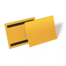   Logisztikai zseb, A5, fekvő, DURABLE, mágnessel, sárga (DB174304)