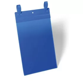   Logisztikai zseb, A4, álló, DURABLE, szalaggal, kék (DB175007)