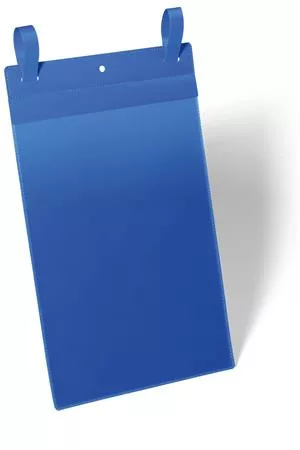 Logisztikai zseb, A4, álló, DURABLE, szalaggal, kék (DB175007)