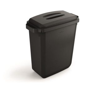   Szemetes, 60 l, műanyag, DURABLE DURABIN ECO, fekete (DB1800503221)